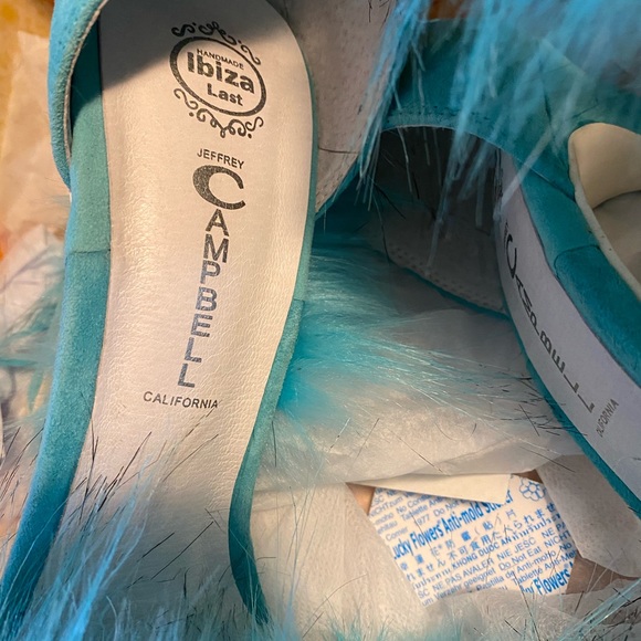 JEFFREY CAMPBELL COOKIE HEELS LIGHT BLUE - Picture 7 of 13